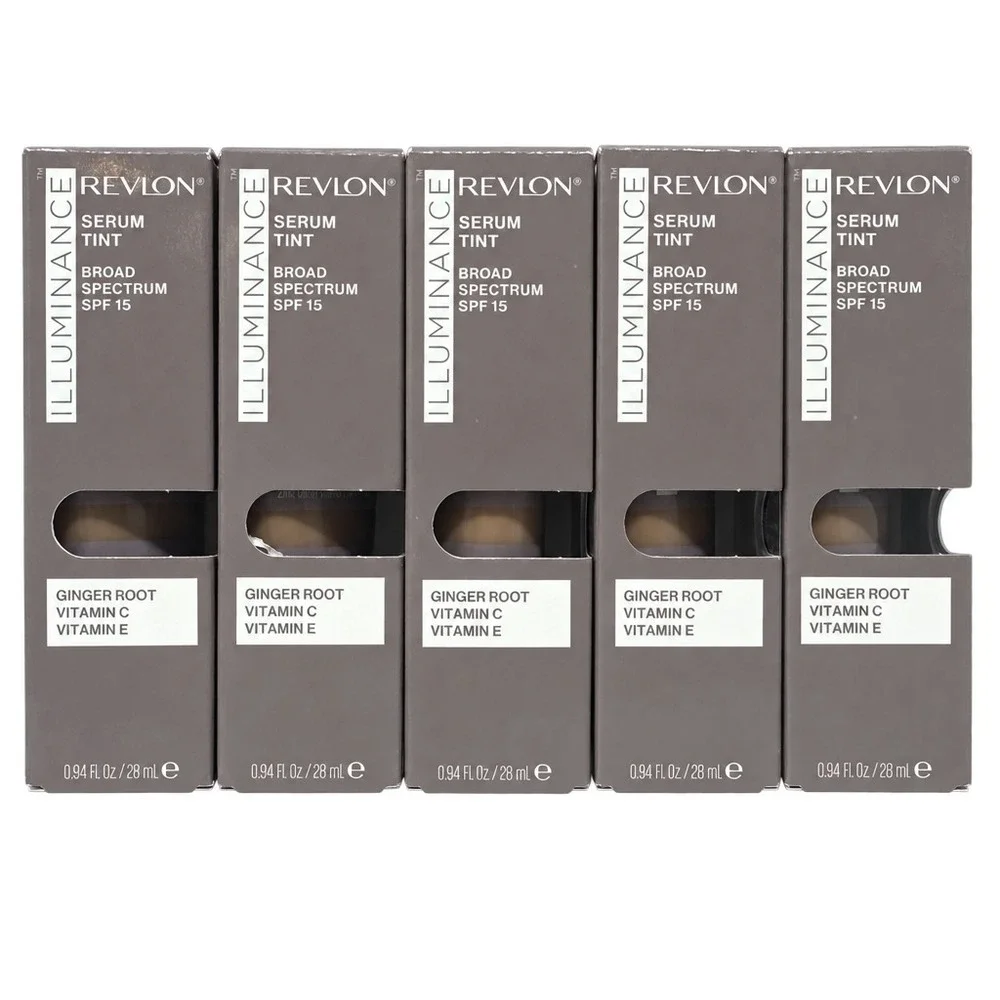 5 Pack Revlon Illuminance Tinted Serum SPF 15 Tan Sand #317